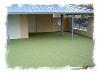 Aménagement d'un préau à Joigny