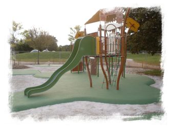 Réalisation d'une aire de jeu à La chapelle