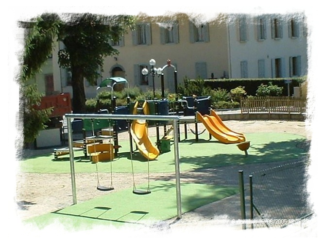 Réalisation d'une aire de jeu à Sallanches